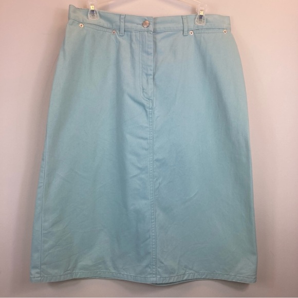 Pendleton lights Green Casual Skirt Size 12 - Picture 1 of 7